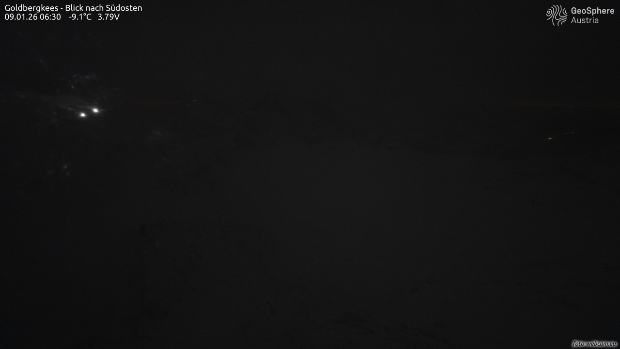 Archiv Foto Webcam Goldbergkees - Südost