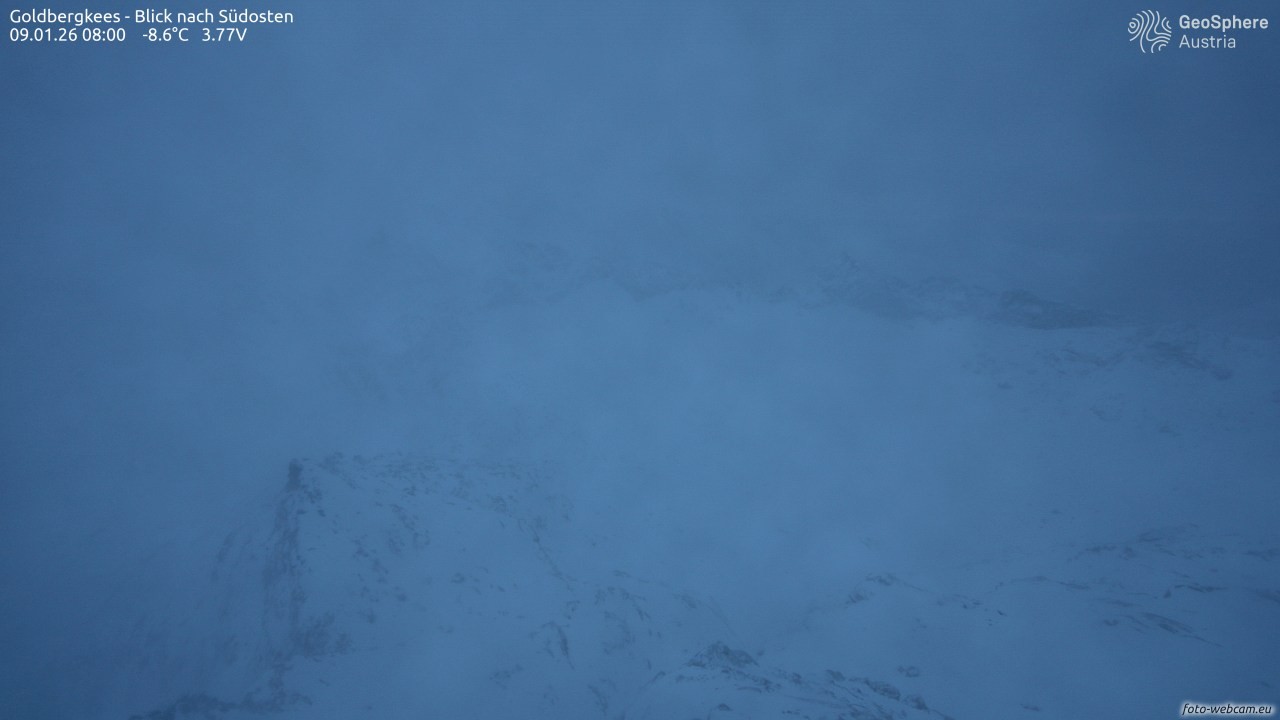 Archiv Foto Webcam Goldbergkees - Südost