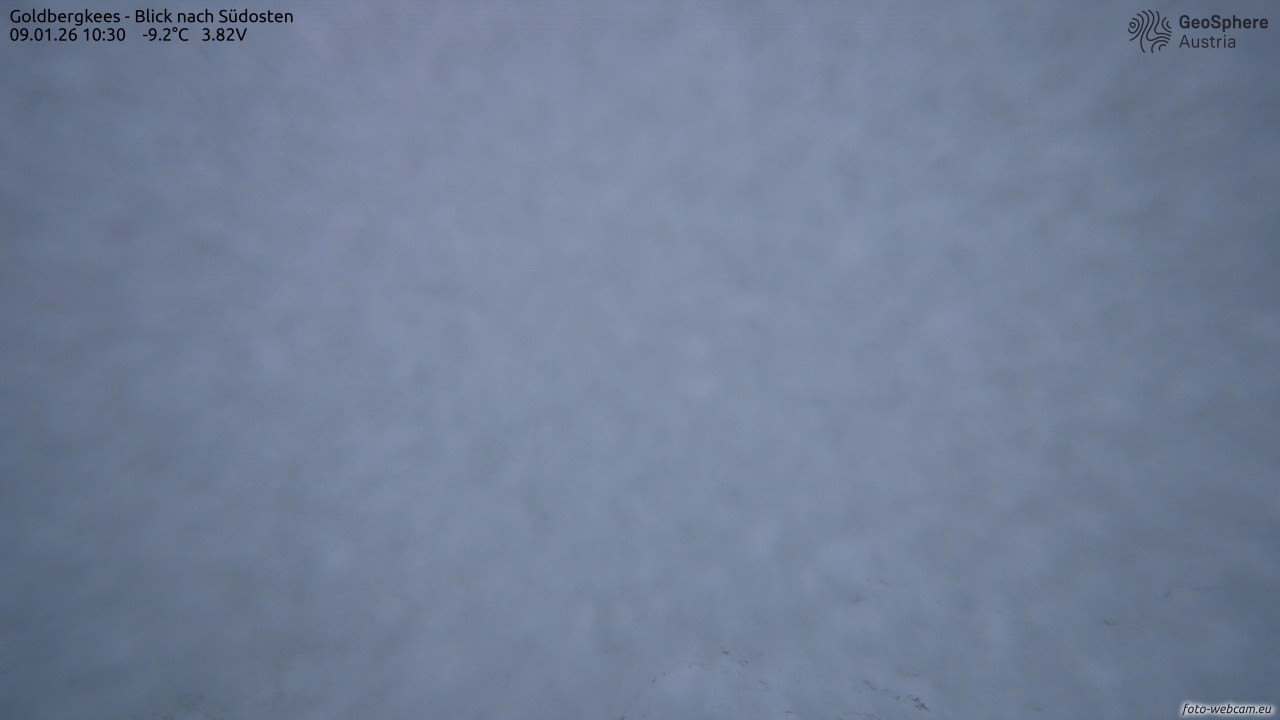 Archiv Foto Webcam Goldbergkees - Südost