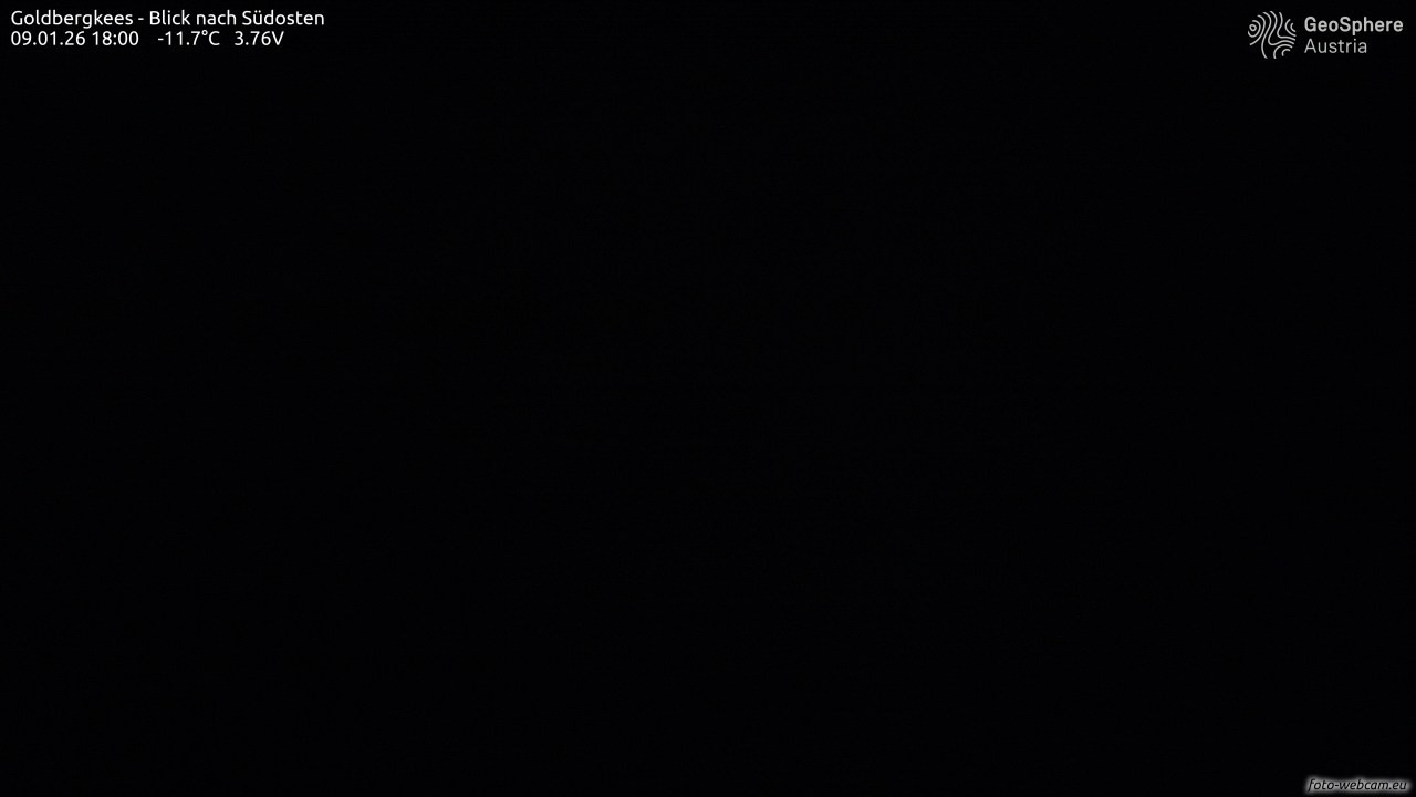 Archiv Foto Webcam Goldbergkees - Südost