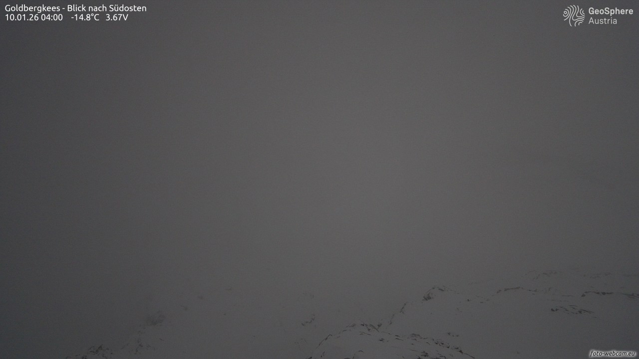 Archiv Foto Webcam Goldbergkees - Südost