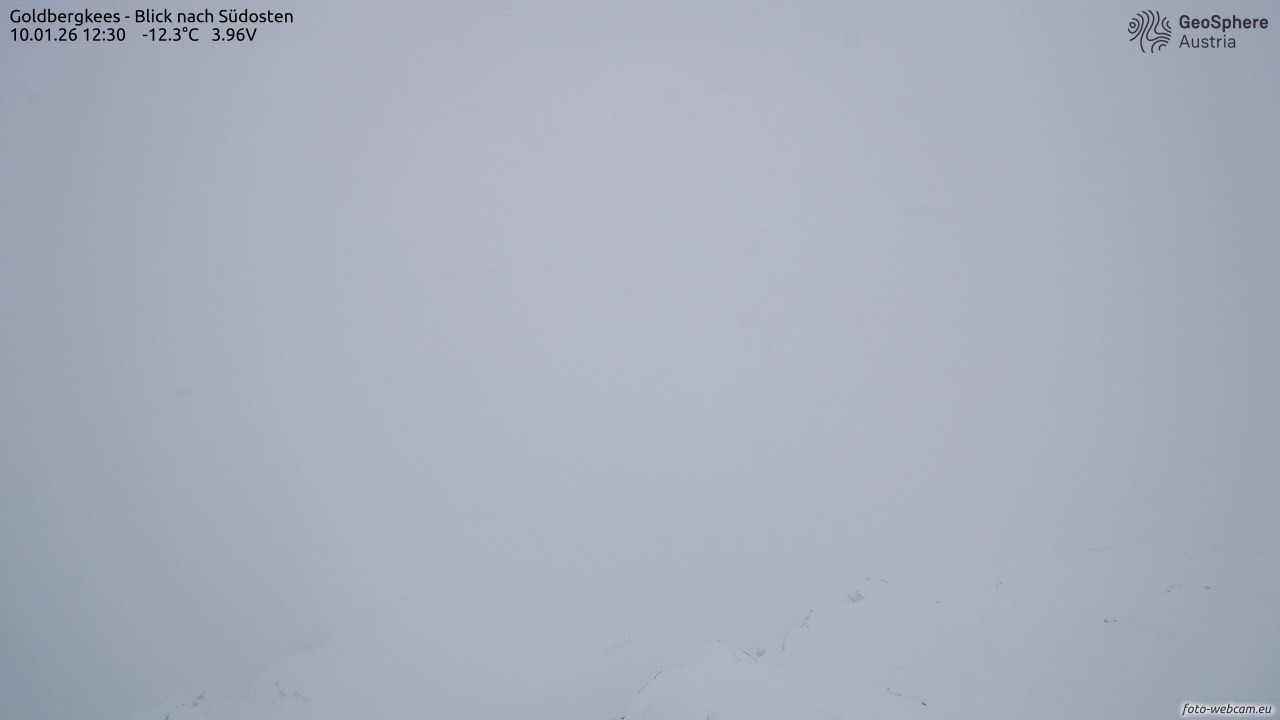 Archiv Foto Webcam Goldbergkees - Südost