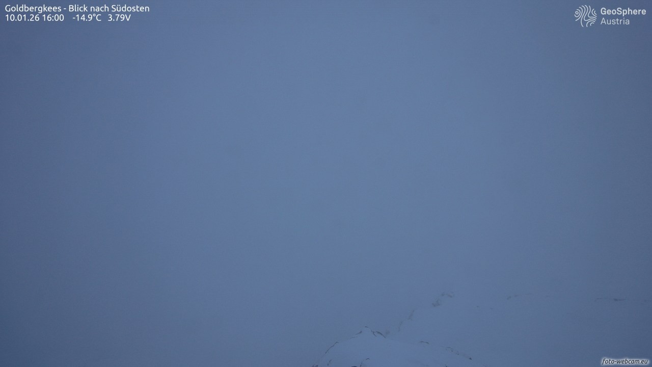 Archiv Foto Webcam Goldbergkees - Südost