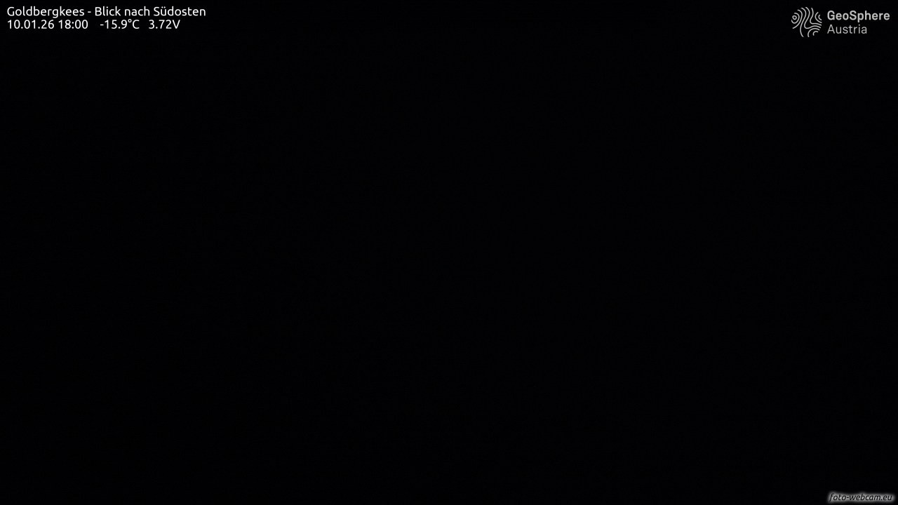 Archiv Foto Webcam Goldbergkees - Südost