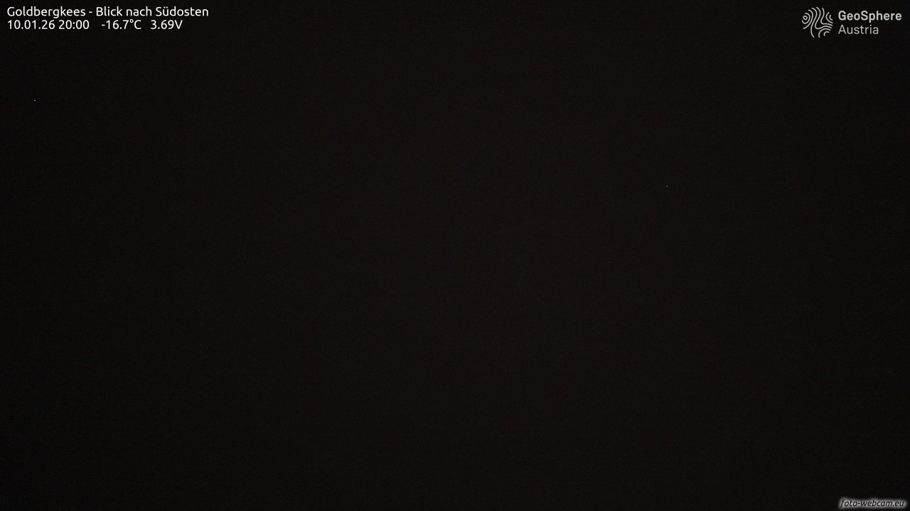 Archiv Foto Webcam Goldbergkees - Südost