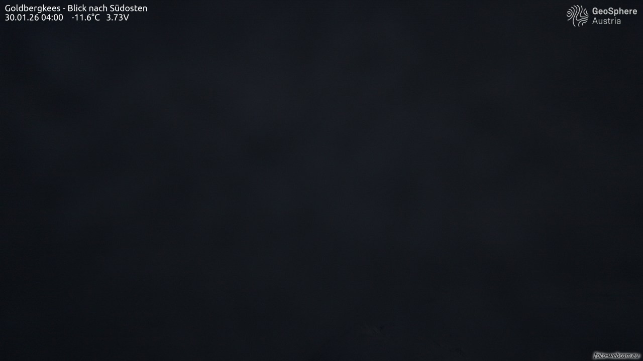 Archiv Foto Webcam Goldbergkees - Südost