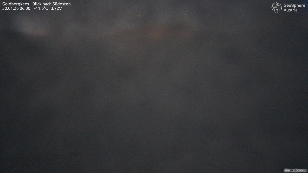 Archiv Foto Webcam Goldbergkees - Südost