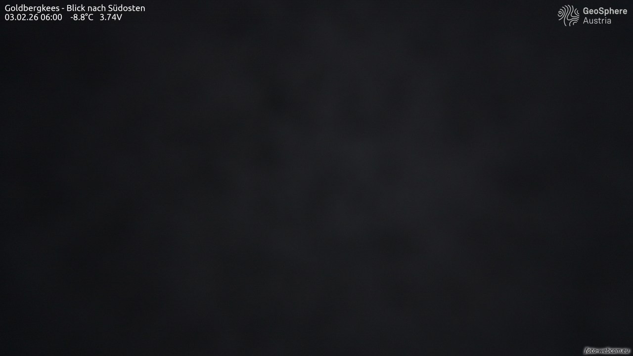 Archiv Foto Webcam Goldbergkees - Südost