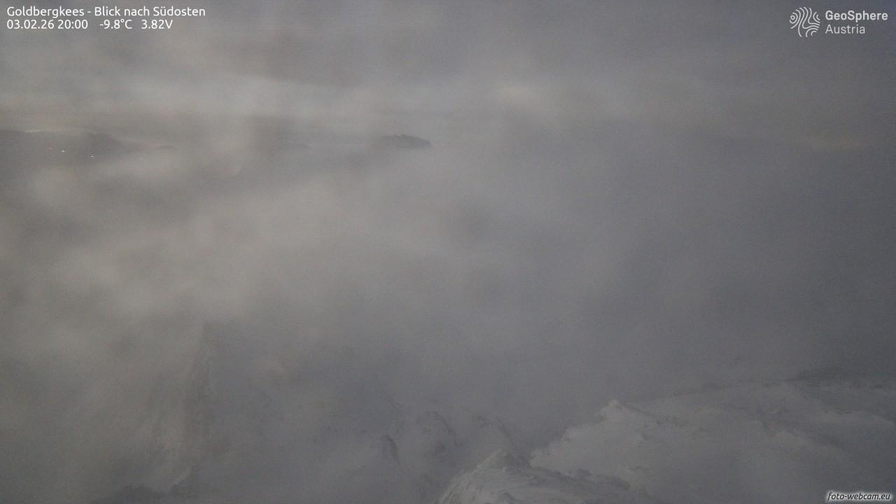 Archiv Foto Webcam Goldbergkees - Südost