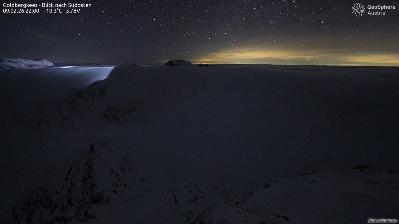 Archiv Foto Webcam Goldbergkees - Südost