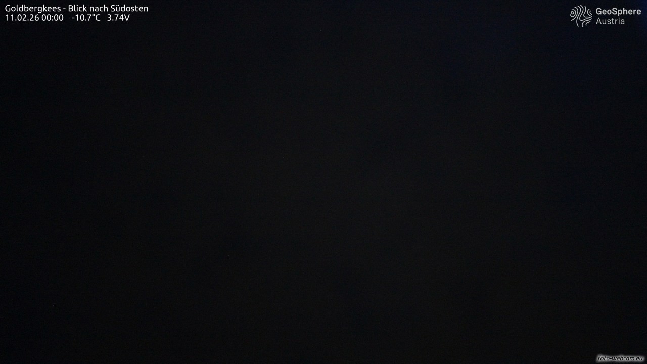 Archiv Foto Webcam Goldbergkees - Südost