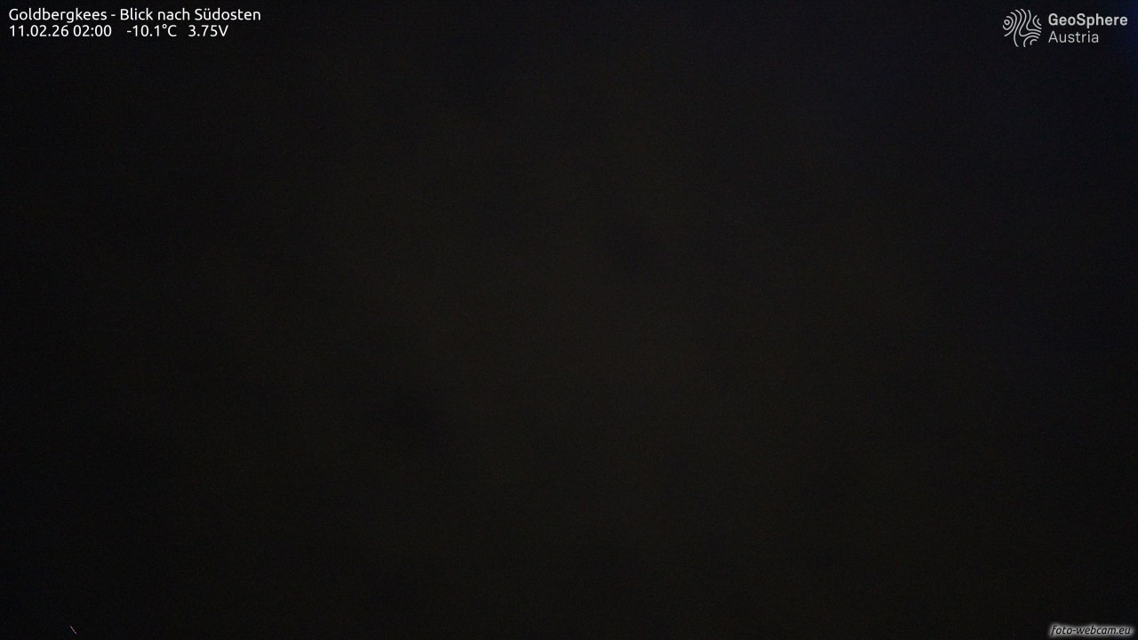Archiv Foto Webcam Goldbergkees - Südost