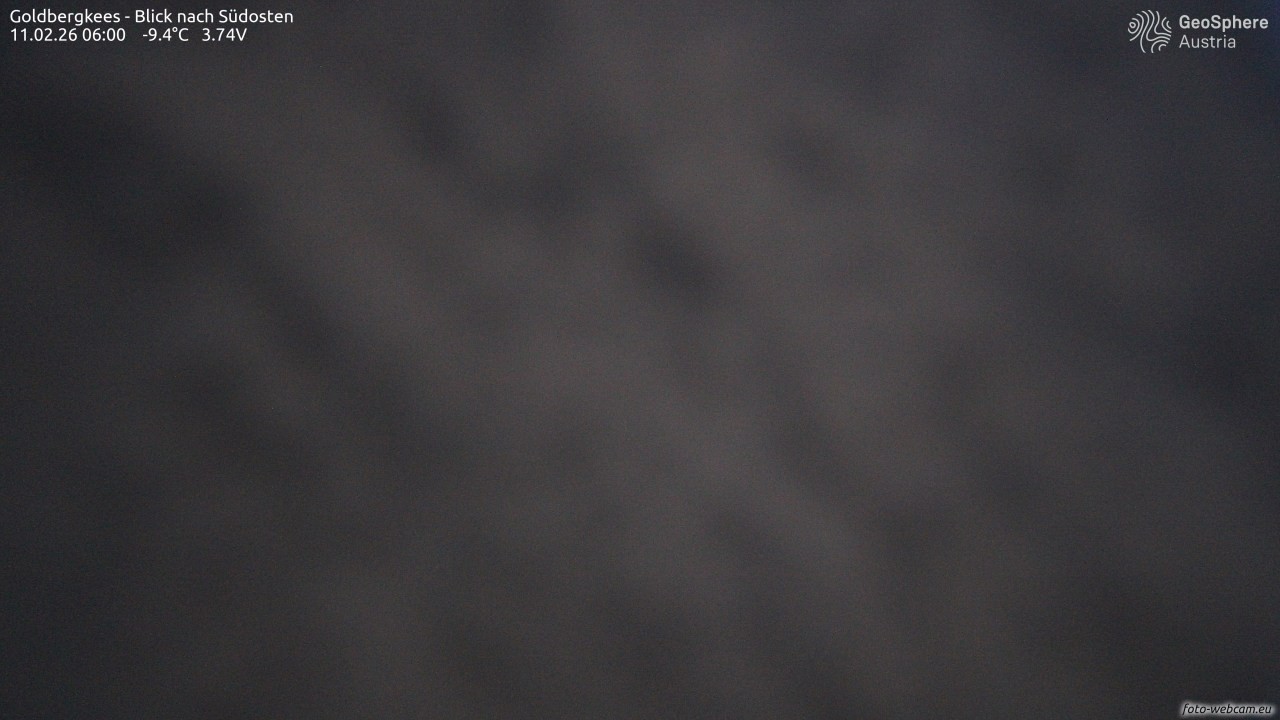Archiv Foto Webcam Goldbergkees - Südost