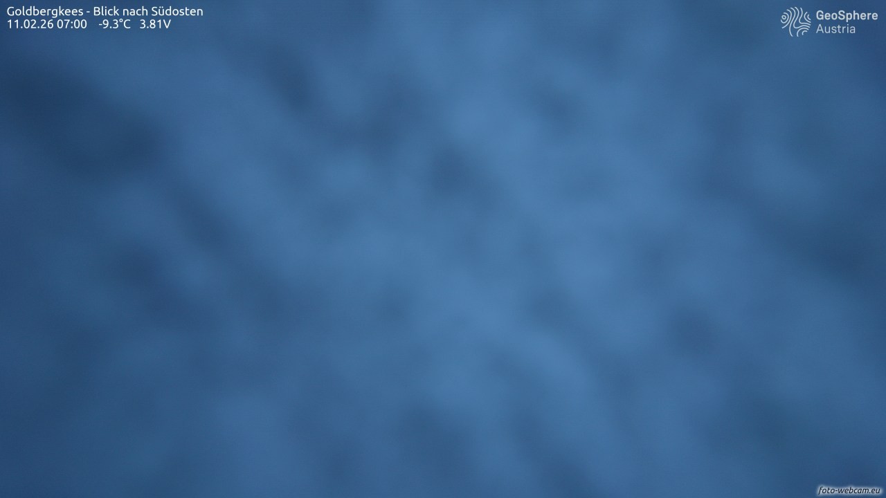Archiv Foto Webcam Goldbergkees - Südost