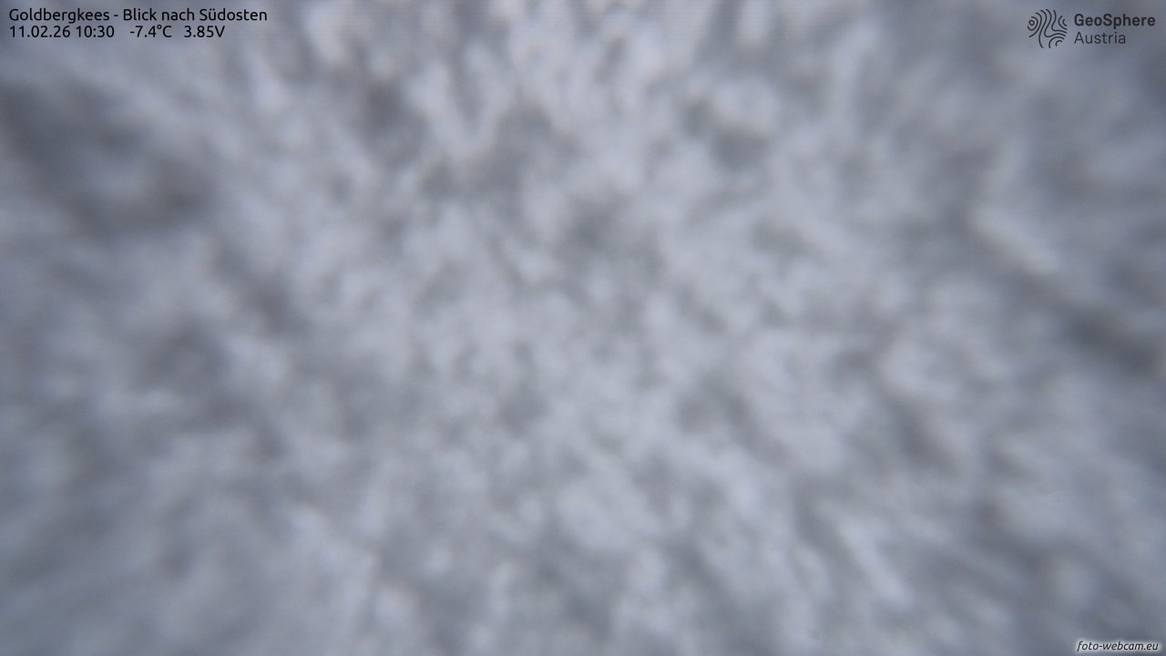 Archiv Foto Webcam Goldbergkees - Südost
