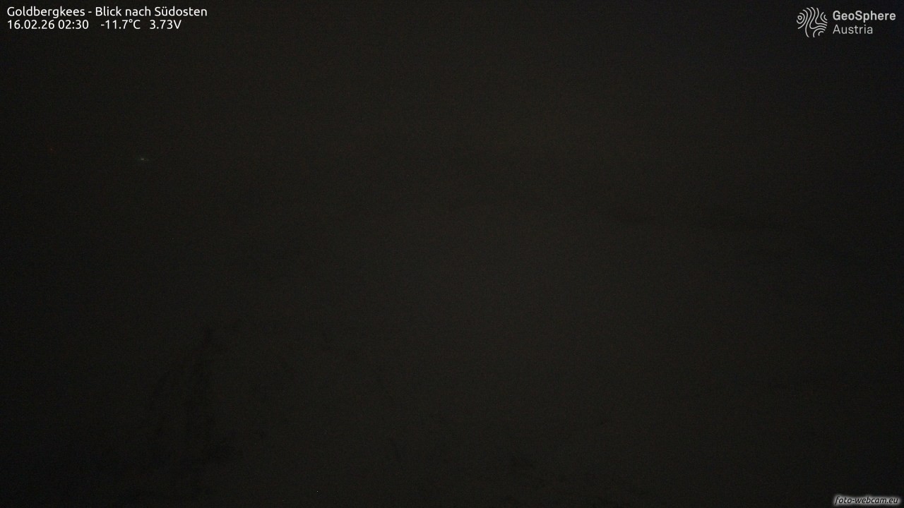 Archiv Foto Webcam Goldbergkees - Südost
