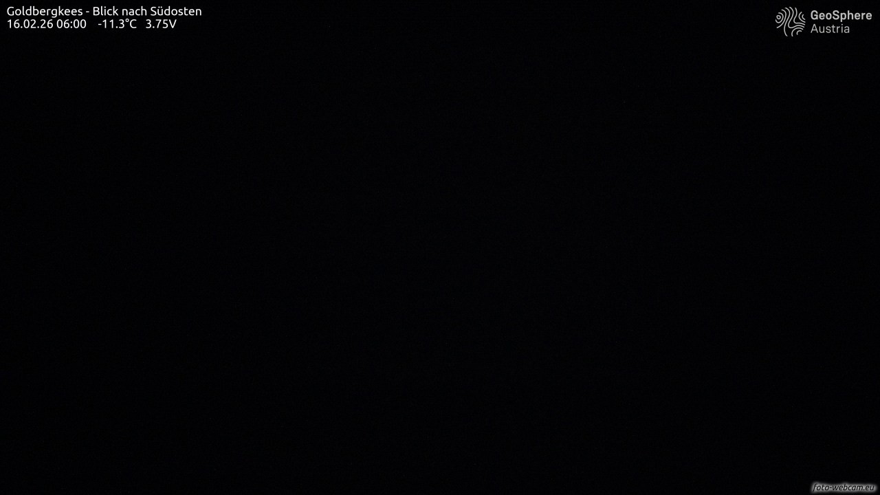 Archiv Foto Webcam Goldbergkees - Südost