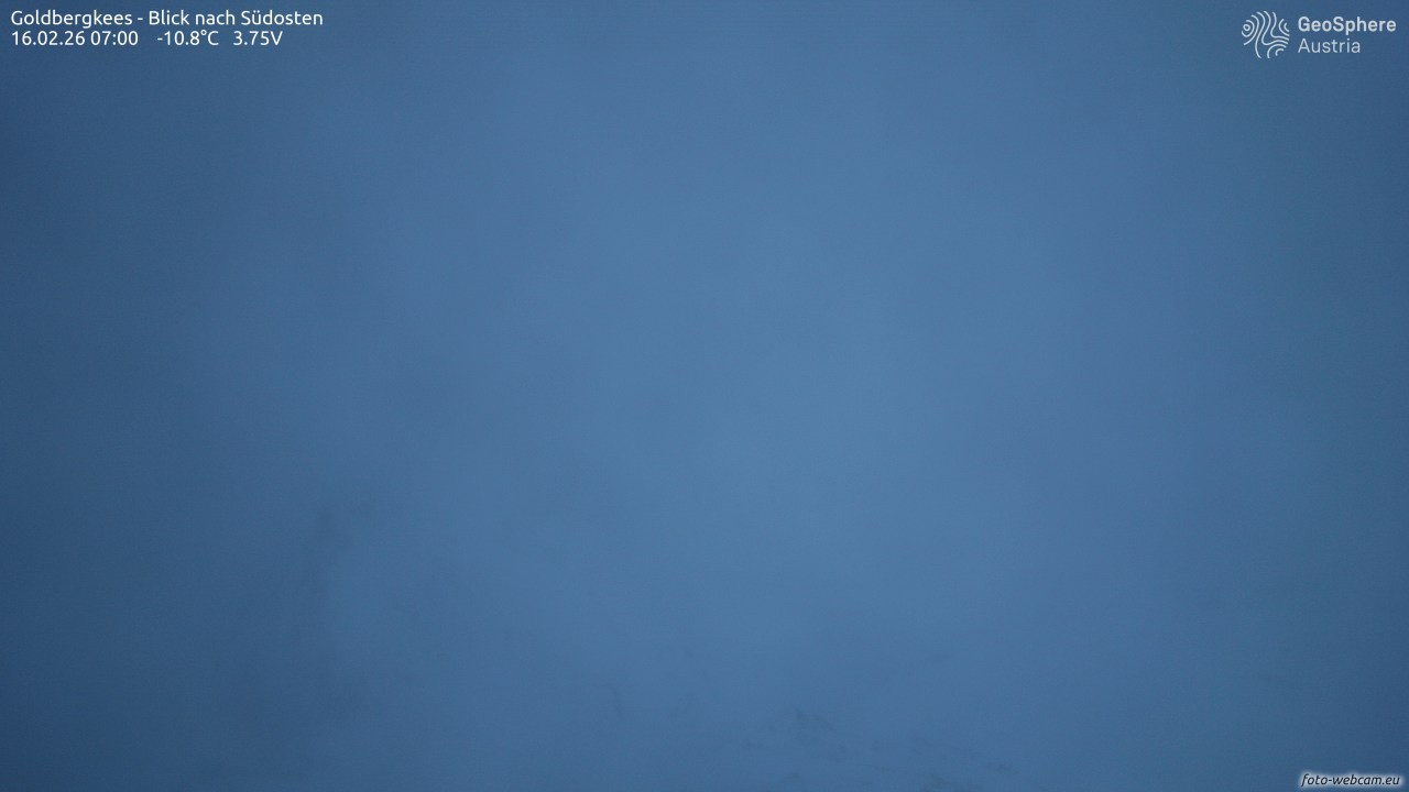 Archiv Foto Webcam Goldbergkees - Südost