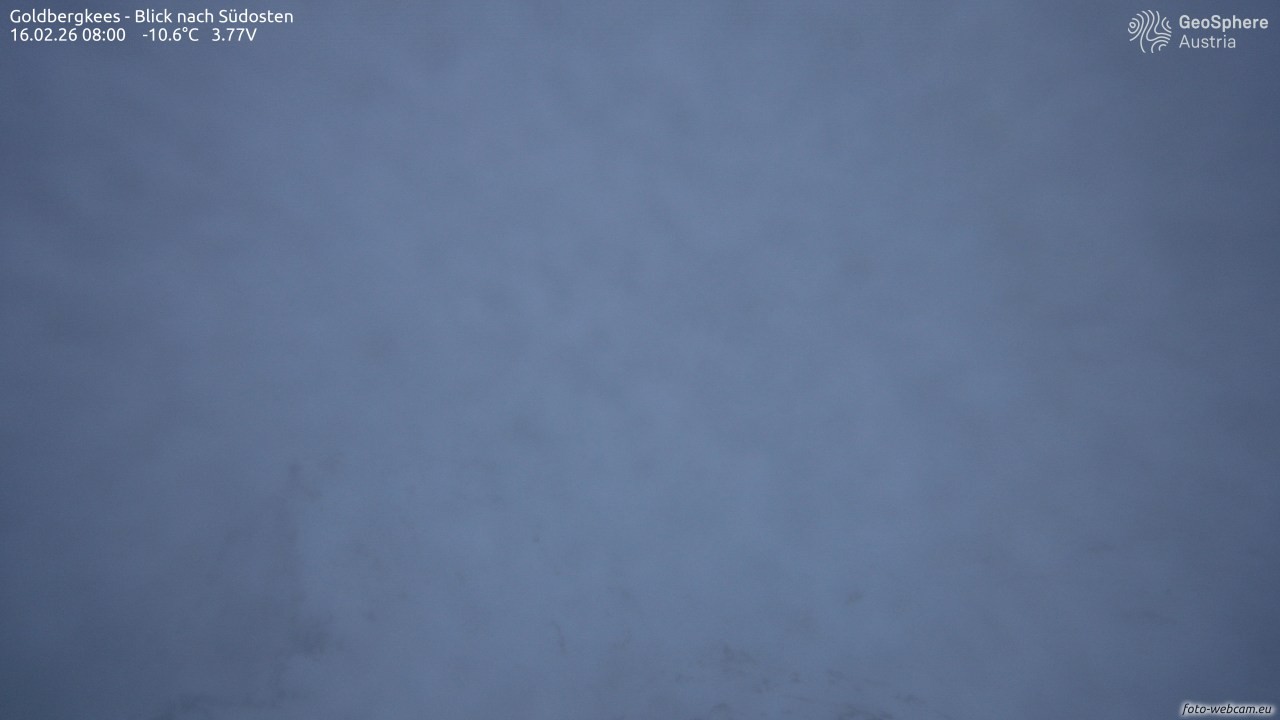 Archiv Foto Webcam Goldbergkees - Südost