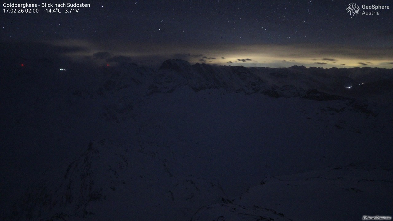 Archiv Foto Webcam Goldbergkees - Südost