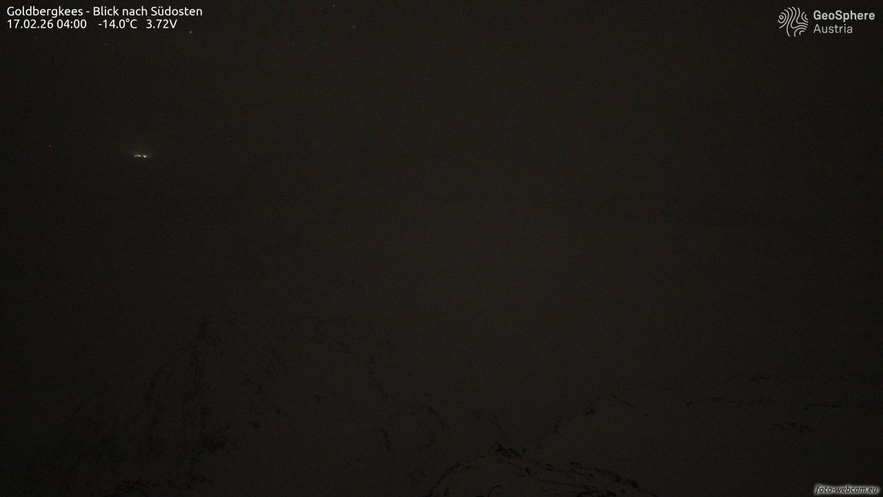 Archiv Foto Webcam Goldbergkees - Südost