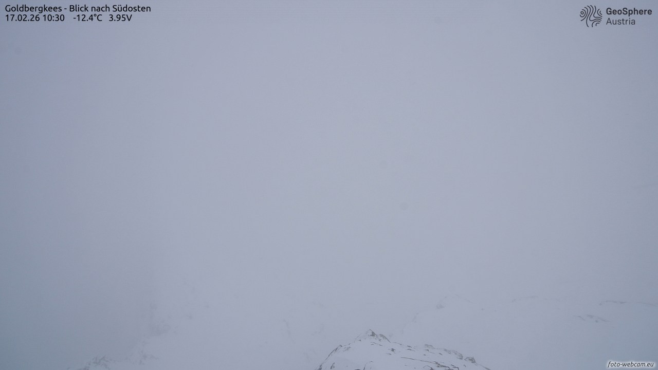 Archiv Foto Webcam Goldbergkees - Südost