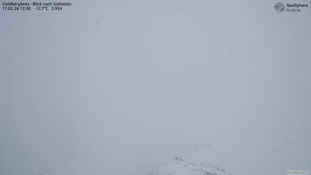 Archiv Foto Webcam Goldbergkees - Südost