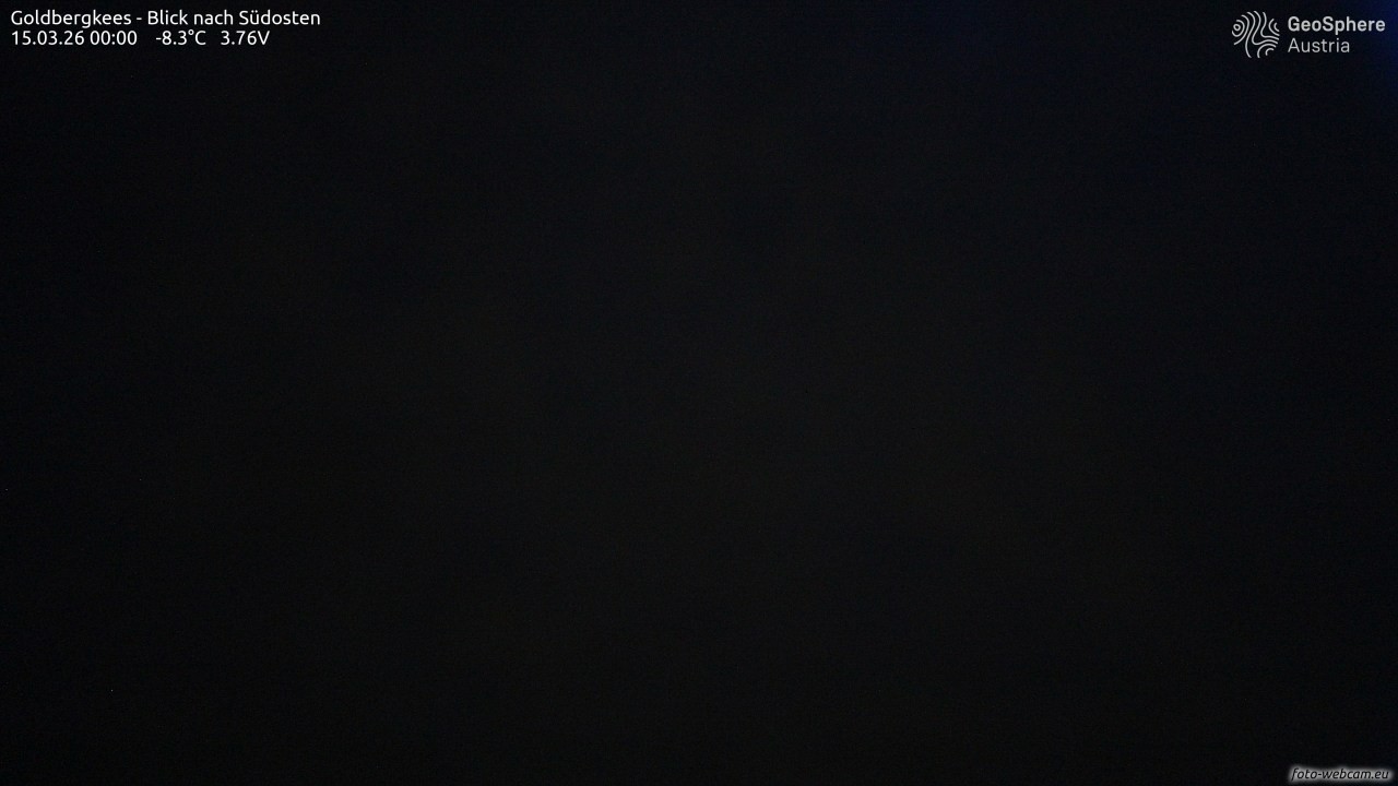 Archiv Foto Webcam Goldbergkees - Südost