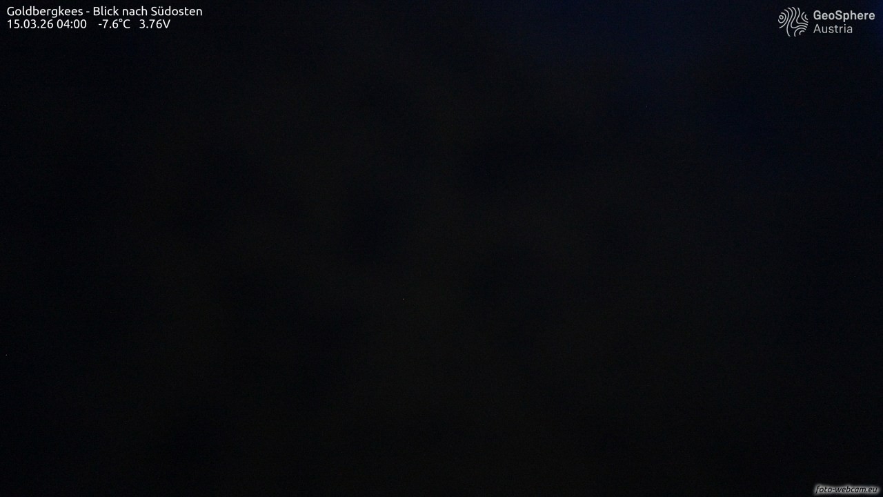 Archiv Foto Webcam Goldbergkees - Südost