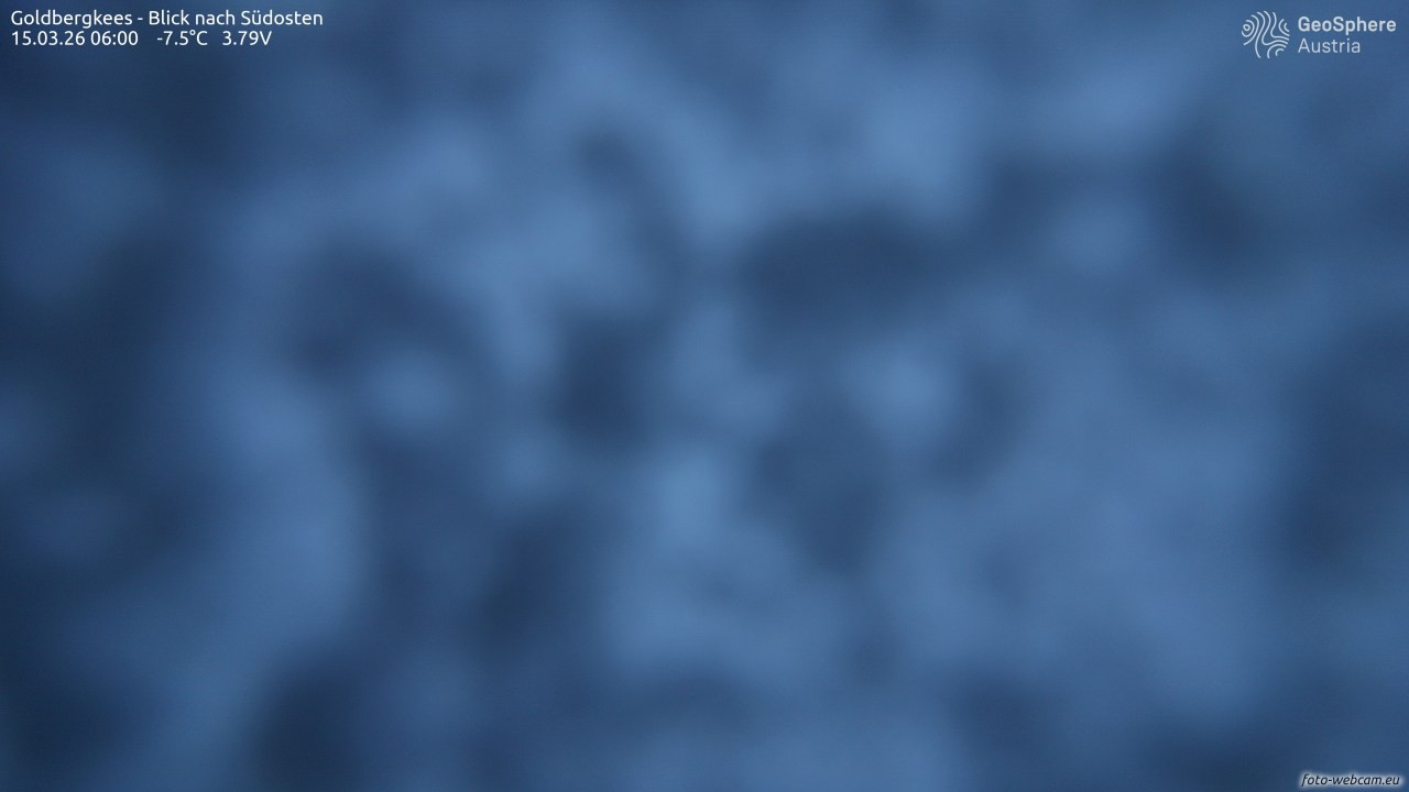 Archiv Foto Webcam Goldbergkees - Südost