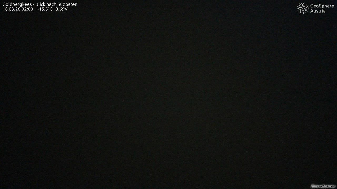 Archiv Foto Webcam Goldbergkees - Südost