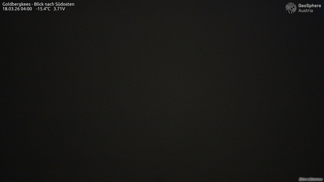 Archiv Foto Webcam Goldbergkees - Südost
