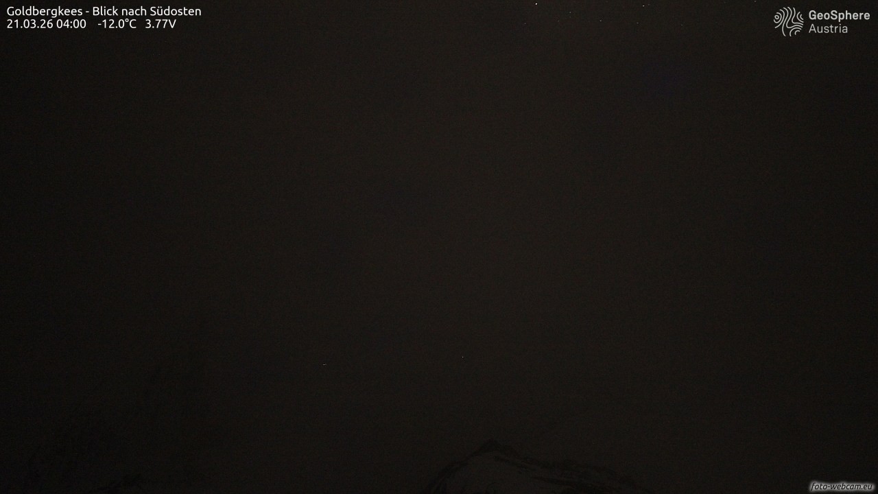 Archiv Foto Webcam Goldbergkees - Südost