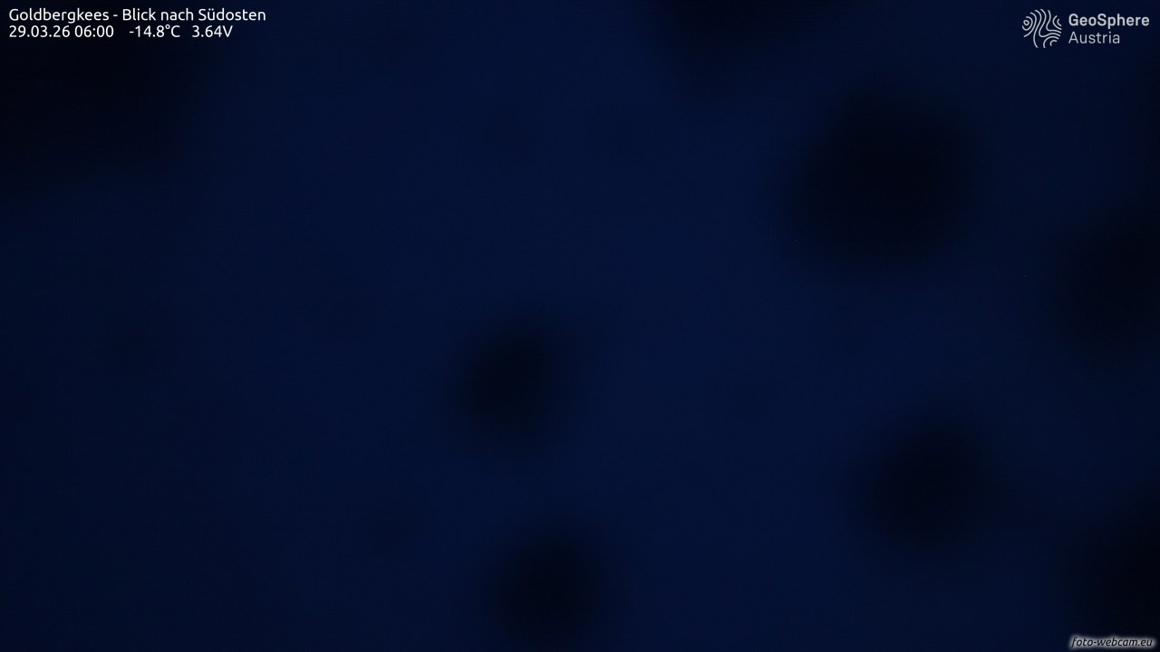 Archiv Foto Webcam Goldbergkees - Südost