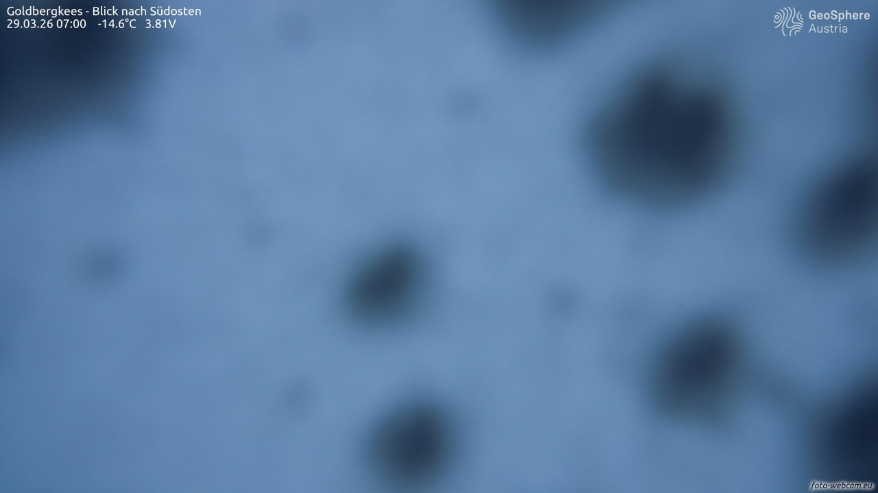 Archiv Foto Webcam Goldbergkees - Südost