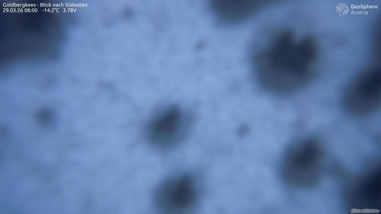 Archiv Foto Webcam Goldbergkees - Südost