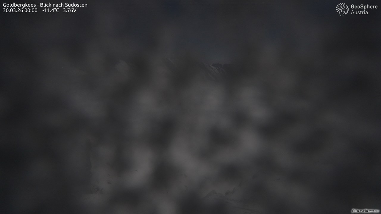 Archiv Foto Webcam Goldbergkees - Südost