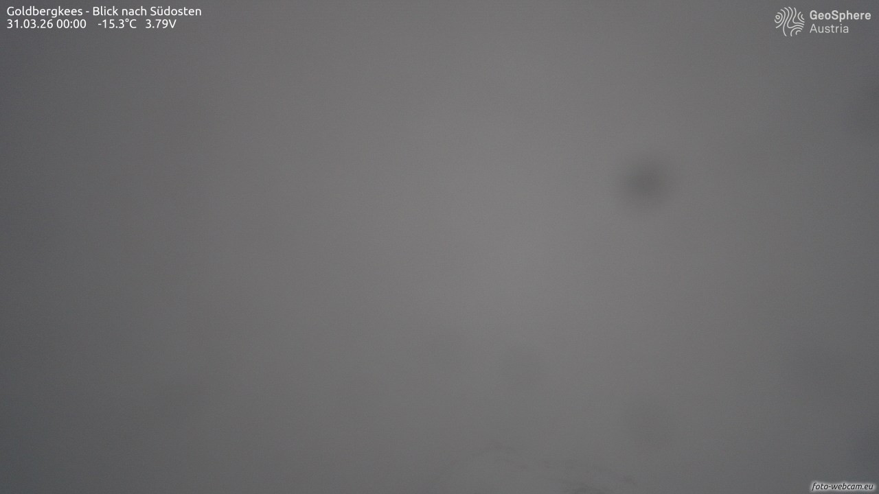 Archiv Foto Webcam Goldbergkees - Südost