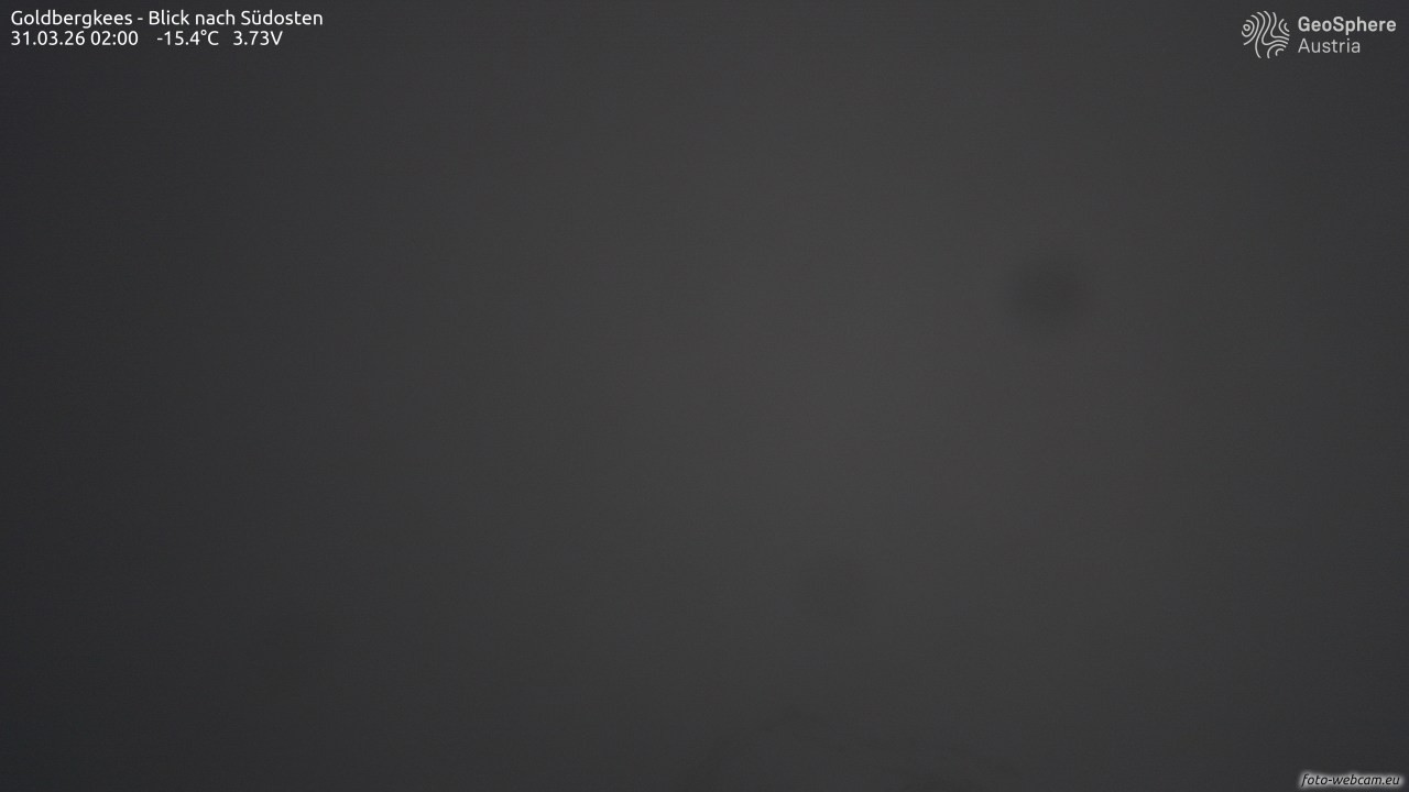 Archived image Webcam Goldbergkees - Southeast