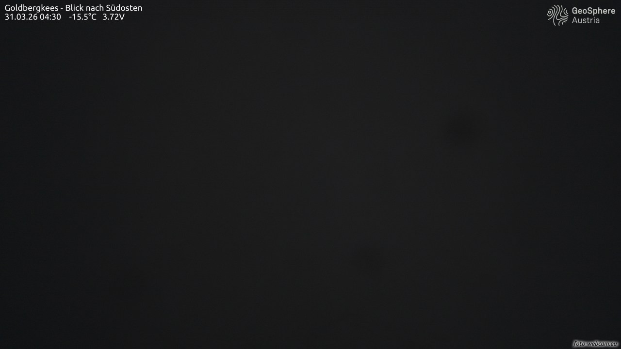 Archiv Foto Webcam Goldbergkees - Südost