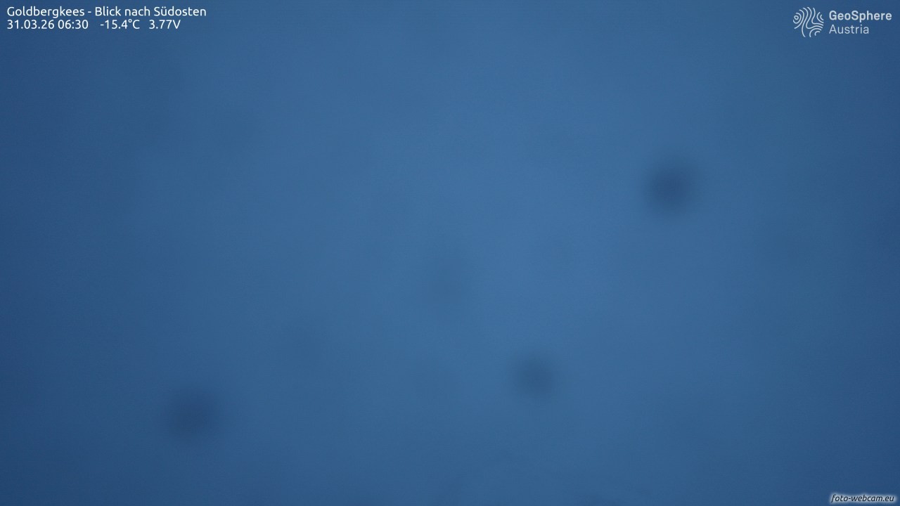 Archiv Foto Webcam Goldbergkees - Südost