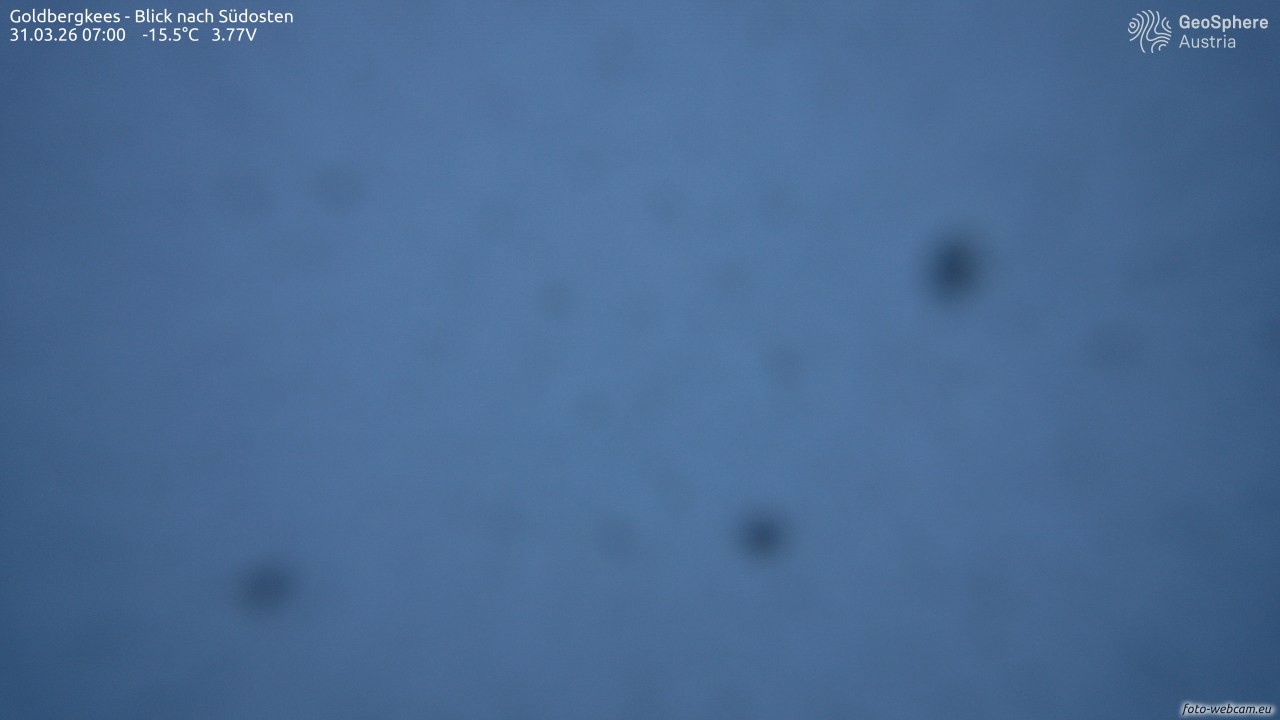 Archiv Foto Webcam Goldbergkees - Südost