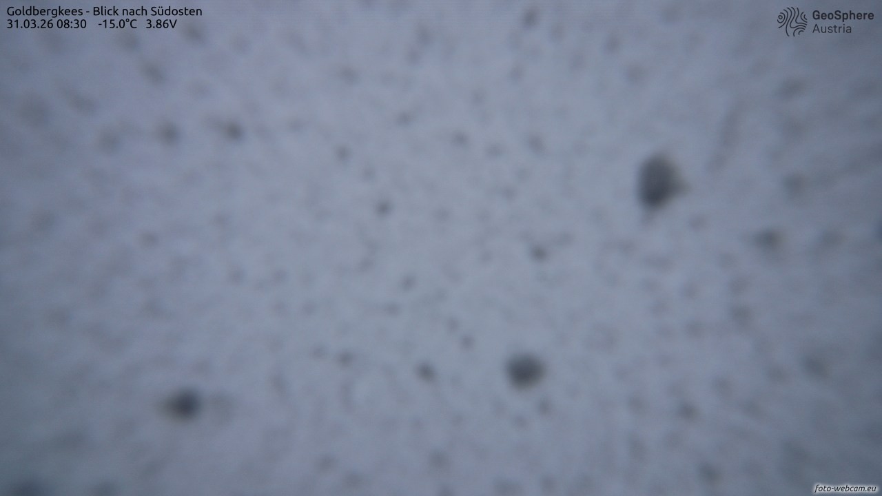Archiv Foto Webcam Goldbergkees - Südost