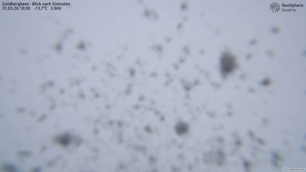 Archiv Foto Webcam Goldbergkees - Südost