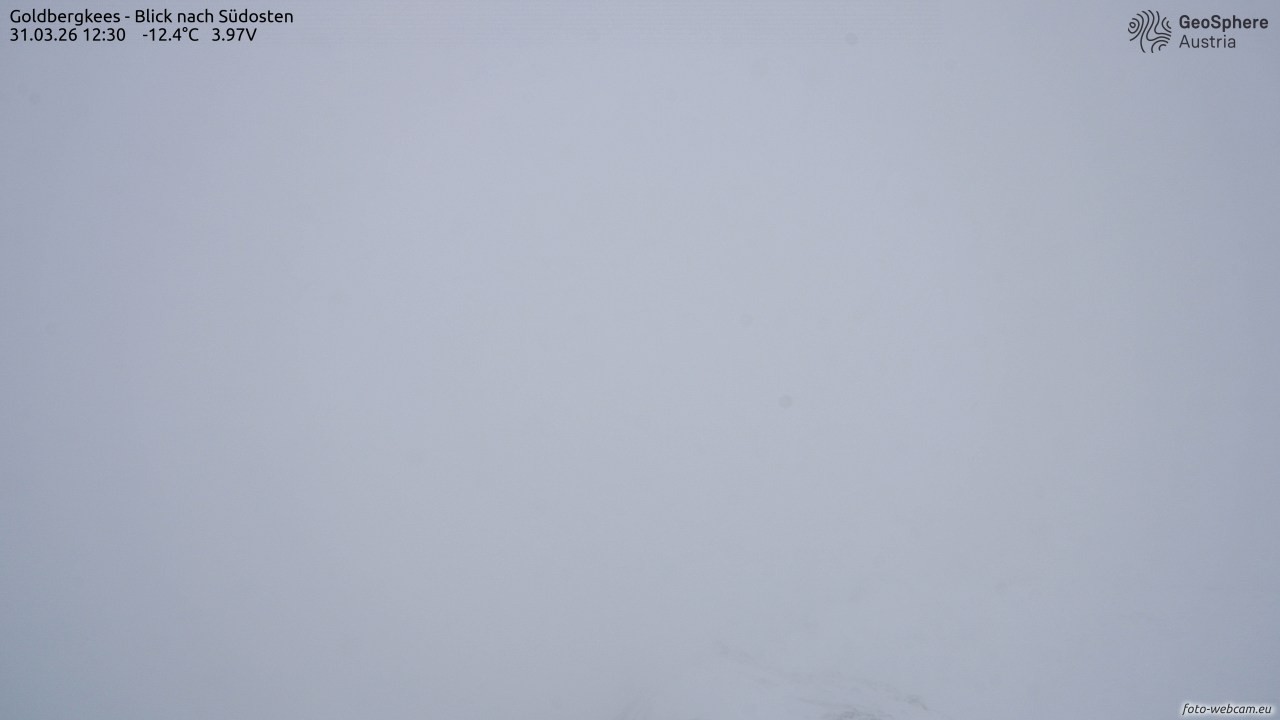 Archiv Foto Webcam Goldbergkees - Südost