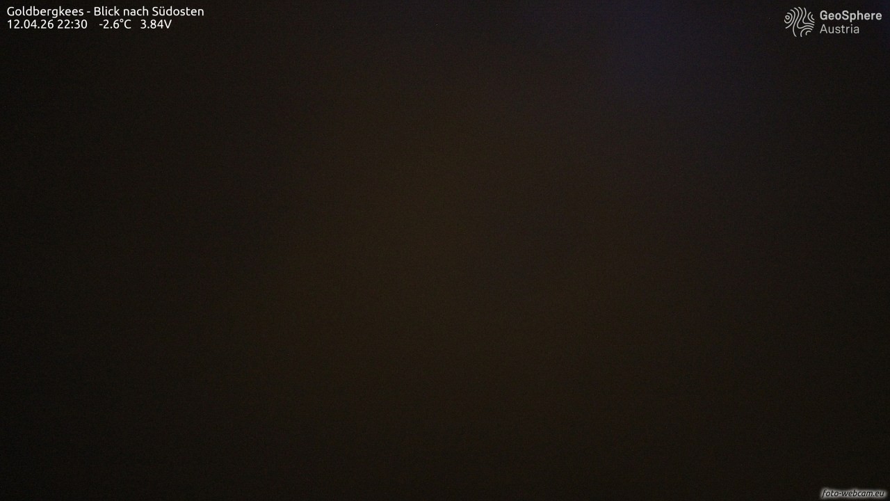 Archived image Webcam Goldbergkees - Southeast