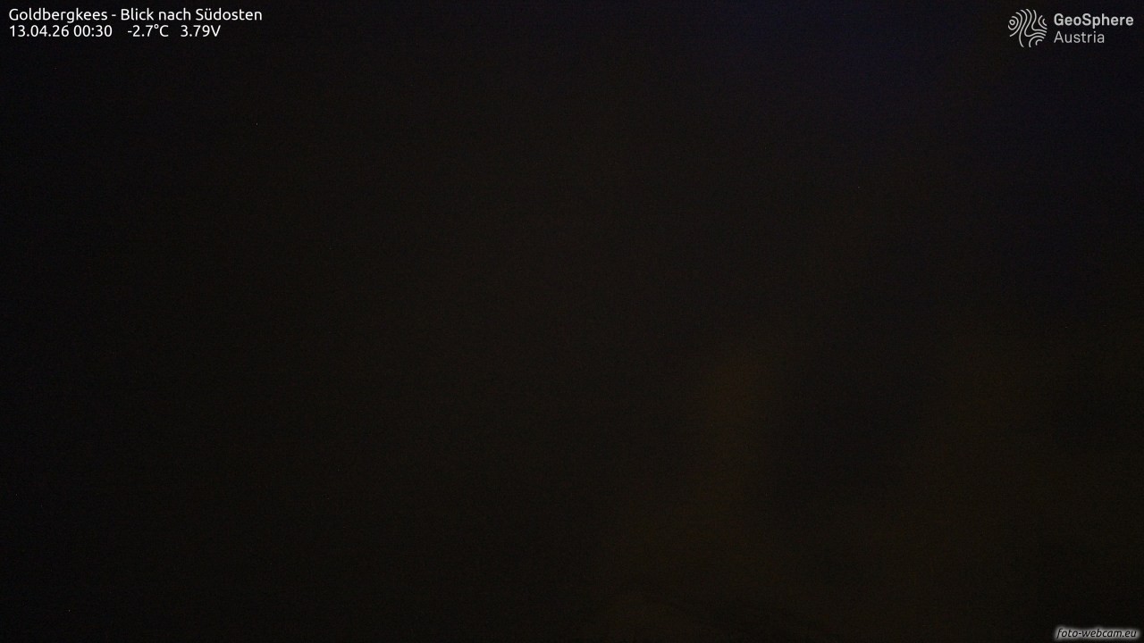 Archiv Foto Webcam Goldbergkees - Südost