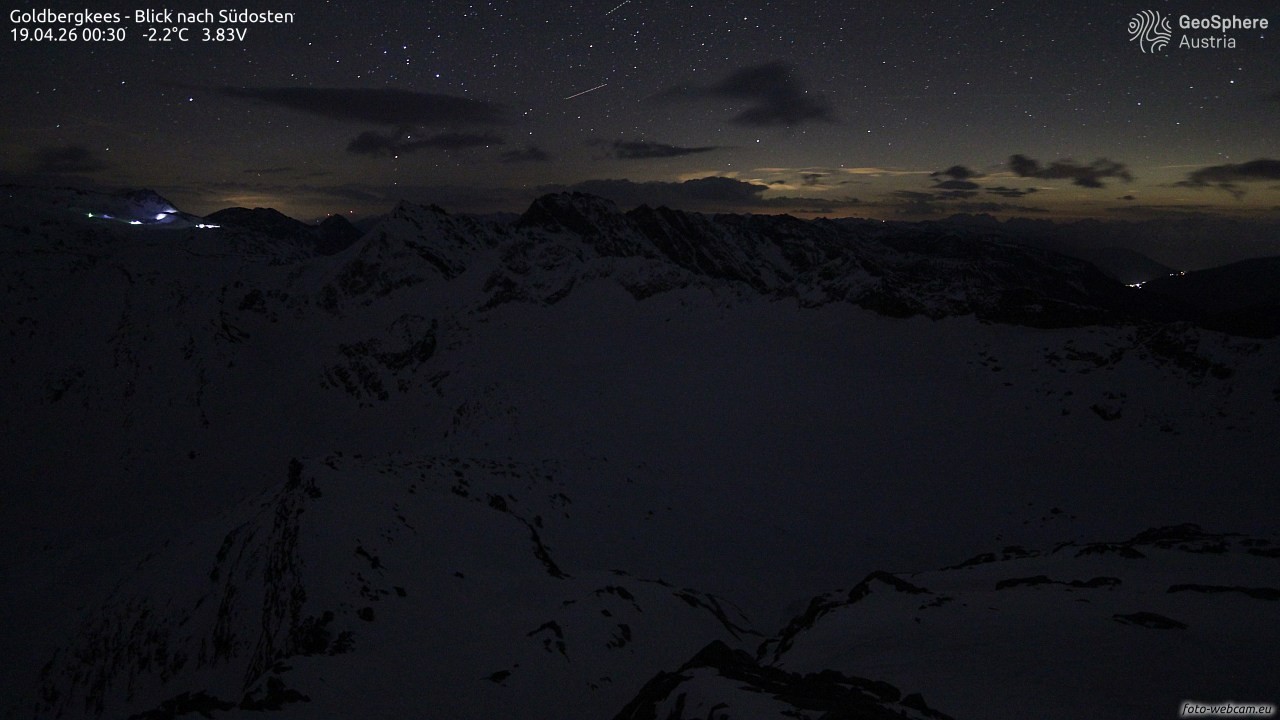 Archiv Foto Webcam Goldbergkees - Südost