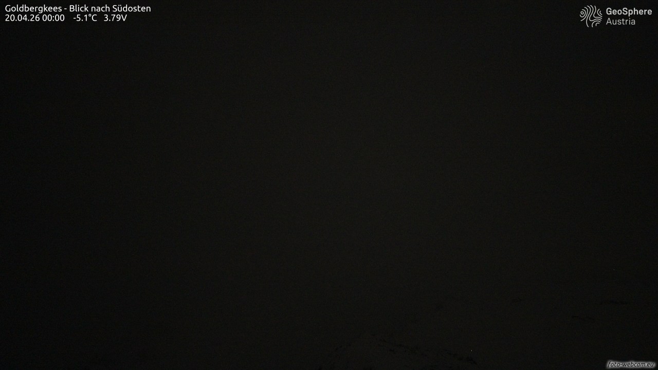 Archiv Foto Webcam Goldbergkees - Südost