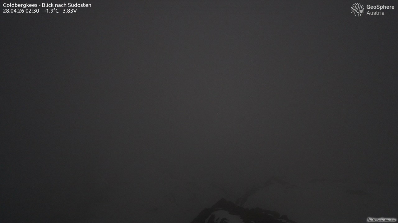 Archiv Foto Webcam Goldbergkees - Südost